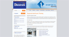 Desktop Screenshot of datatrain.com